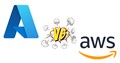 Azure Logo vs AWS logo